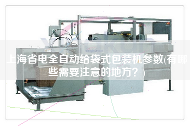 上海省電全自動(dòng)給袋式包裝機(jī)參數(shù)(有哪些需要注意的地方？)