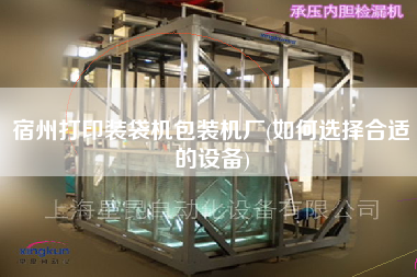 宿州打印裝袋機包裝機廠(如何選擇合適的設(shè)備)
