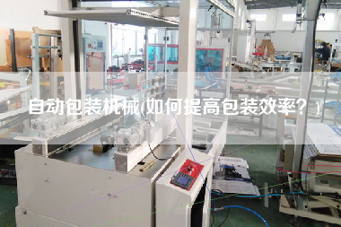 自動包裝機械(如何提高包裝效率？)