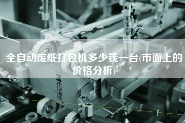 全自動(dòng)廢紙打包機(jī)多少錢一臺(市面上的價(jià)格分析)